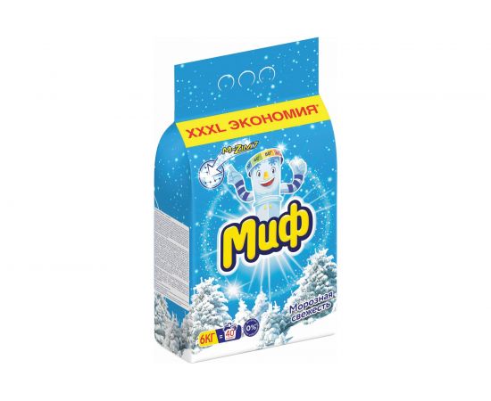 Стиральный порошок-автомат МИФ 6 кг 3в1 Морозная свежесть 602422 – изображение 3