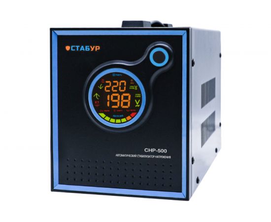 Релейный однофазный стабилизатор напряжения Промсвязь СТАБУР СНР-500 STBSNR500 – изображение 3
