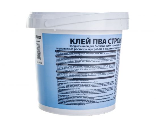 Клей ПВА VGT строительный 1 кг 11604908 – изображение 4