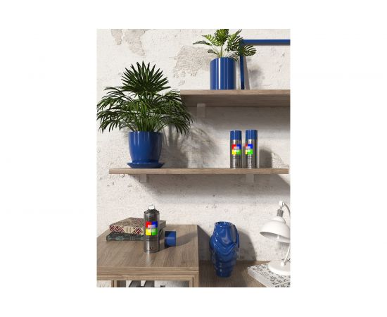 Аэрозольная краска CORALINO RAL5005 Сигнальный синий С15005 – изображение 4