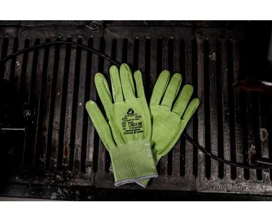 Перчатки из полиэтиленовой пряжи от порезов Jeta Safety Самурай 02 Грин, 5 класс, размер XL, JC051-С02/XL/10 – изображение 4