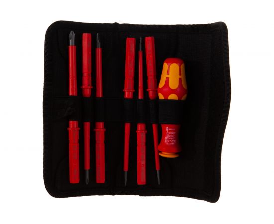 Набор отвёрток-насадок диэлектрических с рукояткой-держателем Wera, VDE, 7 предметов, WE-003470 – изображение 7