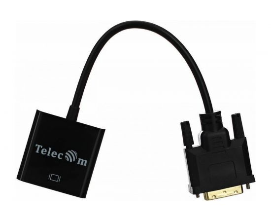Кабель-переходник Telecom, DVI-D 25M - VGA 15F TA491 