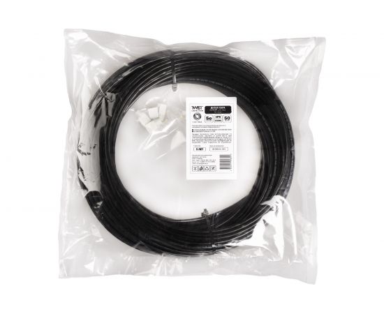 Кабель витая пара TWIST 50м, U/UTP, 4PR, cat. 5e, Cu, PE, 24 AWG, outdoor TWT-5EUTP-OUT/50 