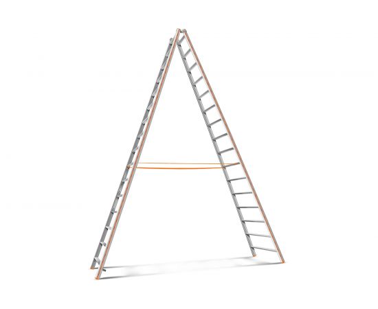 Стремянка Эйфель Комфорт-Профи 216 