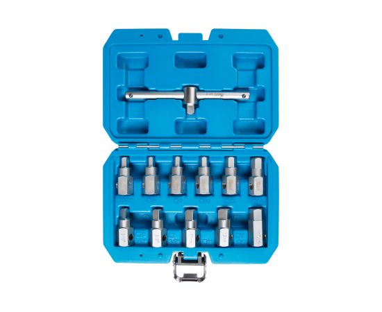 Набор насадок для сливных пробок KRAFT 12 предметов KT 701045 