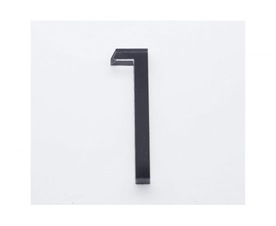 Цифра дверная 1 Brante LOFT 60 мм чёрная 150171 