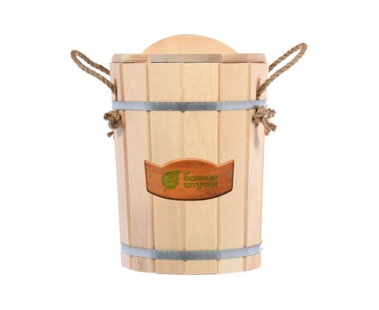 Запарник с пластиковой вставкой и крышкой Банные штучки 9л 32052 