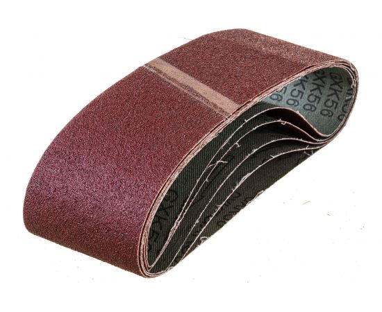 Лента шлифовальная бесконечная СТАНДАРТ на тканевой основе (5 шт; 75х533 мм; P120) для ЛШМ Зубр 35342-120 