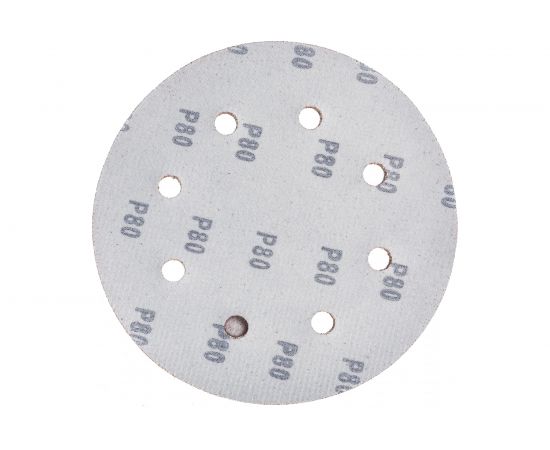 Круг шлифовальный (5 шт; 180 мм; P80; 8 отверстий) АЯ-ТЕХ 4673729815048 – изображение 2