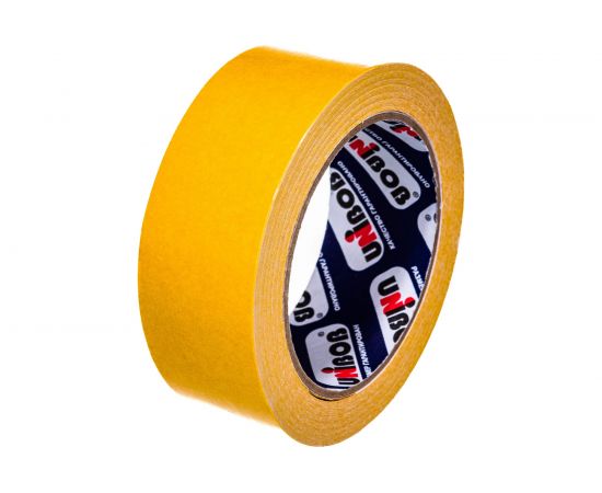 Двухсторонняя клейкая лента UNIBOB 38 мм х 25 м полипропилен 214983 – изображение 2