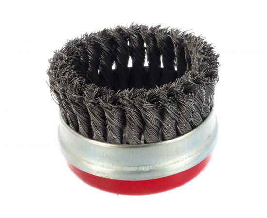 Кордщетка чашеобразная витая усиленная (100 мм; М14) для МШУ REDVERG 6623612 – изображение 2