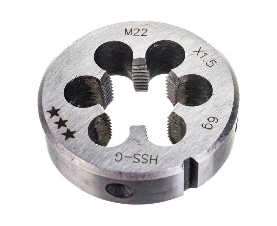 Плашка PROJAHN M22x1,5, HSS-G, DIN EN 22568, 6g, 55x16 мм 9852215 – изображение 2