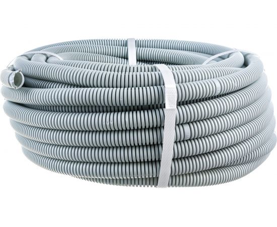 Гофрированная труба Промрукав ПВХ легкая 350 Н серая д20 25м PR.012032М25 – изображение 2