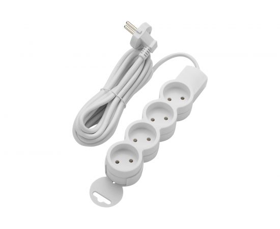 Удлинитель duwi 4 гнезда, без выключателя, без земли, 3 м 32010 6 – изображение 2