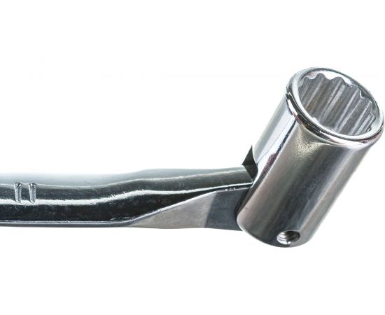 Торцевой шарнирный хромированный ключ HORTZ 10х11 HOR 120795 – изображение 2