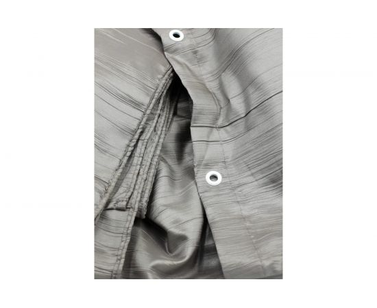 Штора для ванной комнаты Bath Plus Органза двухслойная, 180х200, серый NO WSV 030 – изображение 3