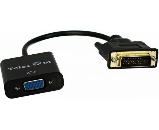 Кабель-переходник Telecom, DVI-D 25M - VGA 15F TA491 – изображение 3