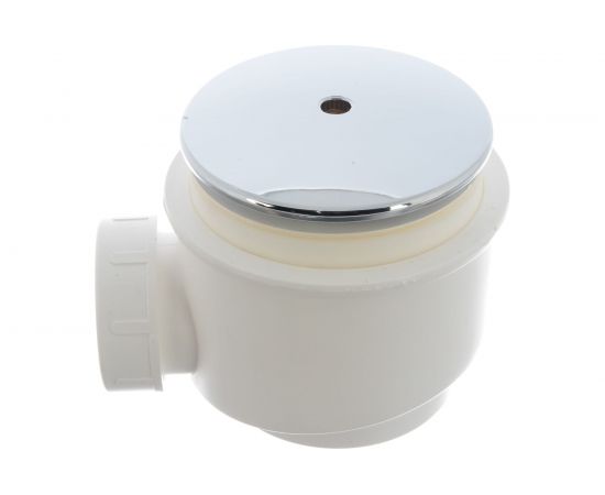 Сифон для поддона Alca Plast A47CR-60 1 1/2""x40 мм, h-72 мм, слив крышка D-91 мм 025-1261 – изображение 3