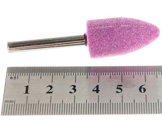 Насадка абразивная шлифовальная цилиндрическая с закруглением, 16х32 мм AV Steel AV-801832 – изображение 3