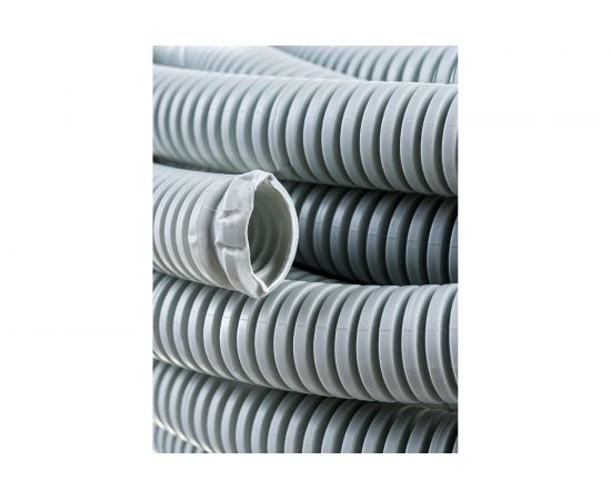 Гофрированная труба Промрукав ПВХ легкая 350 Н серая д20 25м PR.012032М25 – изображение 4