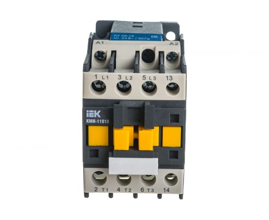 Контактор IEK КМИ-11810, 18А, 24В/АС3, 1НО KKM11-018-024-10 – изображение 6