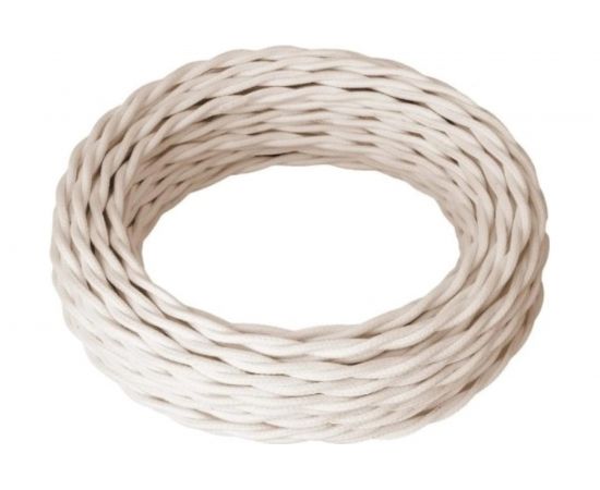 Силовой кабель Retro Electro ретро, 3х2,5, слоновая кость, длина бухты 20 2254739 – изображение 8