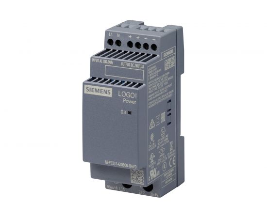 Блок питания Siemens LOGO!POWER 100-240В 24В 1.3A 6EP33316SB000AY0 