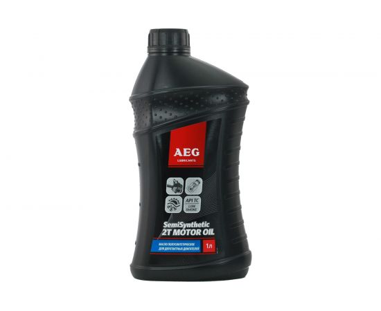 Масло двухтактное Semi Synthetic 2T Motor Oil API TC п/с 1 л AEG Lubricants 30615 