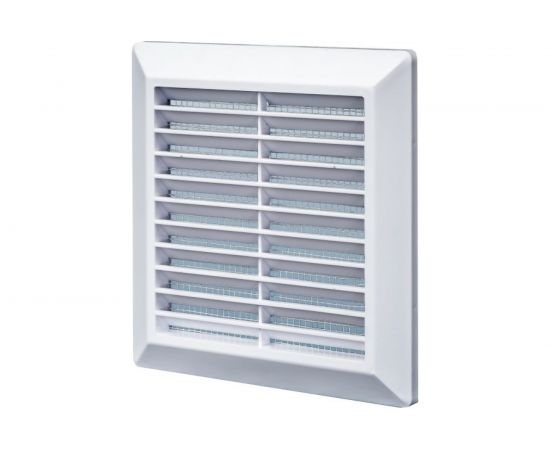 Решетка разъемная с москитной сеткой (175х250х15 мм; прямые жалюзи) Эвент Э1724Р 