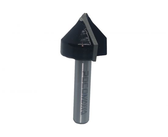 Фреза пазовая галтельная V-образная серия 1004 (16x16 мм; угол 90 град; хвостовик 8 мм) Росомаха 800403 