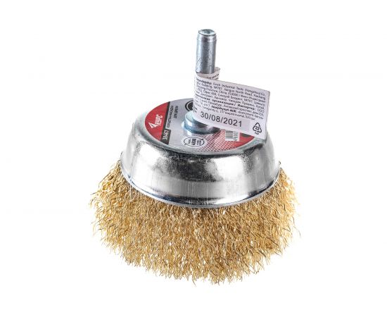 Чашечная корщетка для дрели Курс со шпилькой 65 мм 38467 