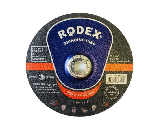Диск шлифовальный по металлу 230х6х22 мм BULL SRS6230 