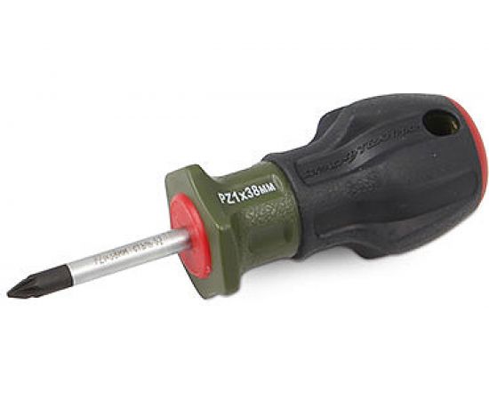 Отвертка Дело Техники c трехкомпонентной рукояткой РZ1×38 мм 723012 