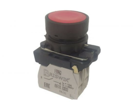 Выключатель Briswik КМЕ 4110м красный IP40 УХЛ3 10А 1но 0нз aB-DB-0Ai-0211 