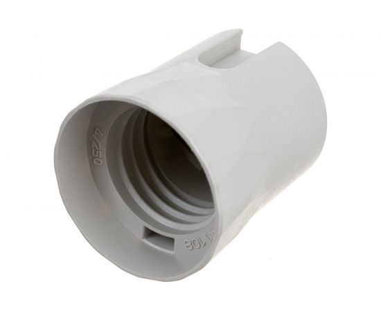 Патрон NE-AD E27 4A 250V, термопластик, белый, 1/50/500, A1108 – изображение 2