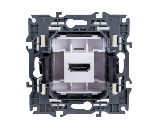 Розетка HDMI ЭРА 14-3114-02 IP20, Elegance, слоновая кость Б0034333 – изображение 2