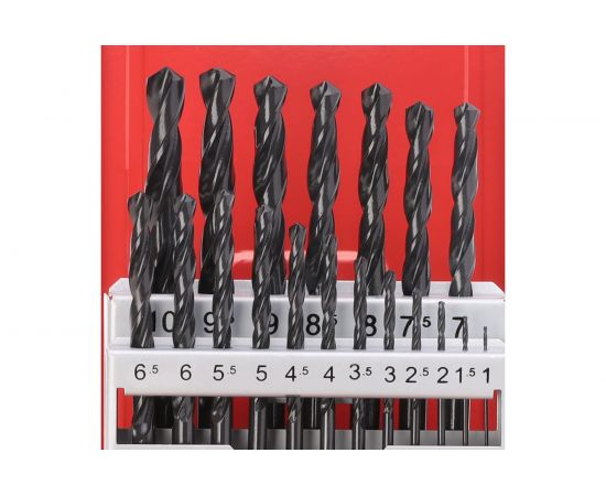 Набор сверл по металлу (19 шт; 1-10 мм; HSS-R) Ruko 205212 – изображение 2