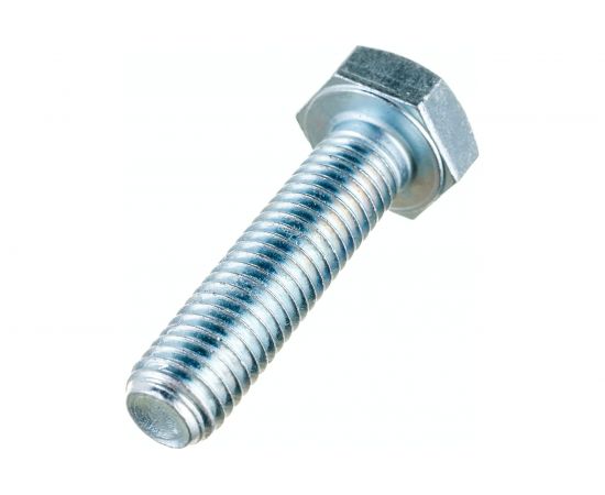 Болт Стройметиз М10х40 DIN 933, класс прочности 5.8, цинк уп. 2 шт 3012051 – изображение 2