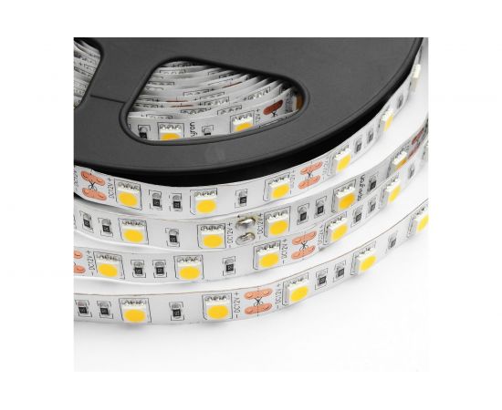 Светодиодная лента Apeyron 12В, 14,4Вт/м, smd5050, 60д/м, IP20, 700Лм/м, ширина подложки 10мм/129 – изображение 2