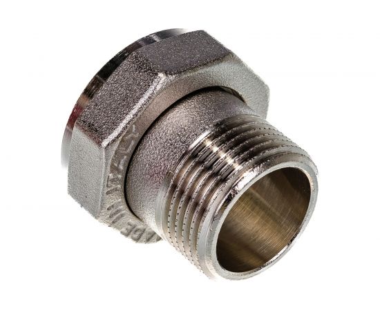 Соединение с накидной гайкой Uni-Fitt НВ 1""x1 1/4"", с плоской прокладкой, никелированное 624N4500 – изображение 2