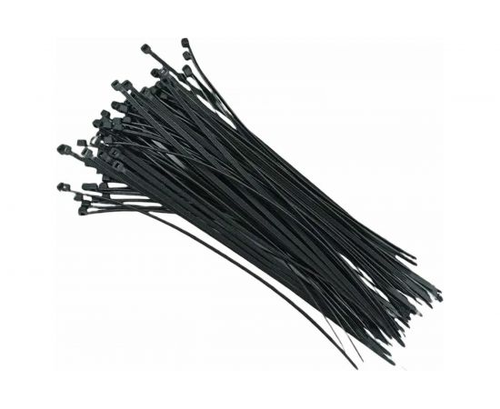 Нейлоновые стяжки vertextools 5х250, черный, 100 уп. СНЧ-5-250 – изображение 2