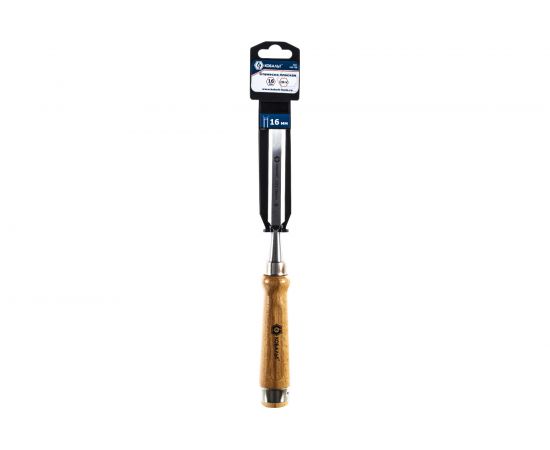 Плоская стамеска 16 х 140 мм, CR-V КОБАЛЬТ 245-756 – изображение 2