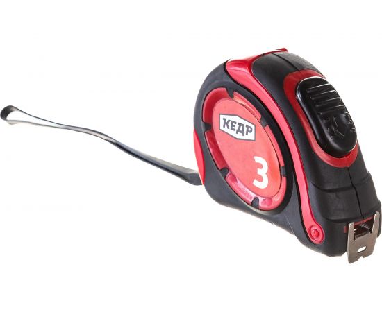 Рулетка с автостопом КЕДР двухстороннее матовое полотно, 3м х 16мм 015-0316 51619 – изображение 2