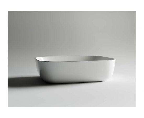 Умывальник чаша Ceramica Nova накладная, прямоугольная Element 505х405х140 мм CN6008 – изображение 2