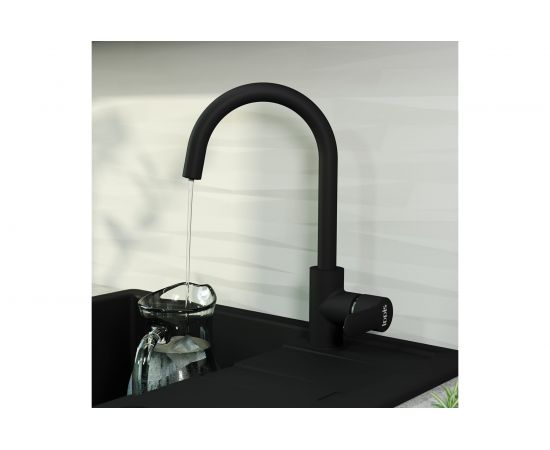 Смеситель для кухни IDDIS Cuba с каналом для фильтрованной воды, черный CUBBLFJi05 – изображение 3
