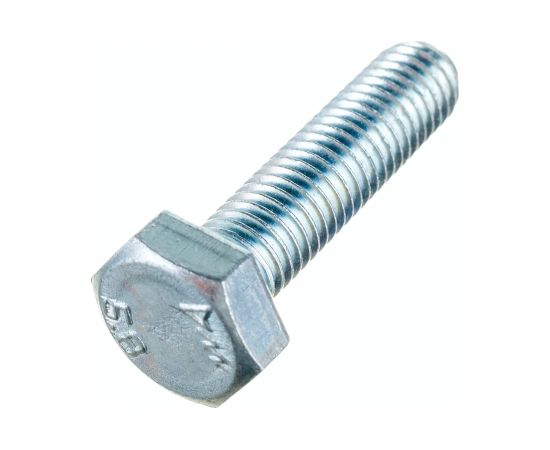 Болт Стройметиз М10х40 DIN 933, класс прочности 5.8, цинк уп. 2 шт 3012051 – изображение 3