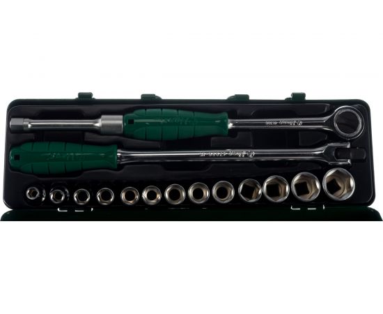 Комплект 6-гранных головок Hans 16 предметов 4619M – изображение 3