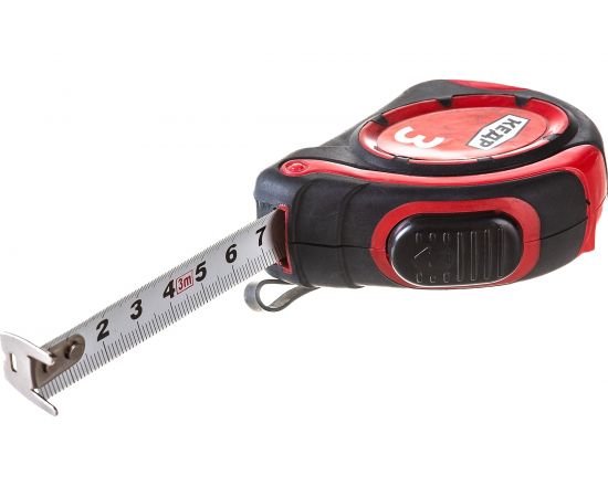 Рулетка с автостопом КЕДР двухстороннее матовое полотно, 3м х 16мм 015-0316 51619 – изображение 3