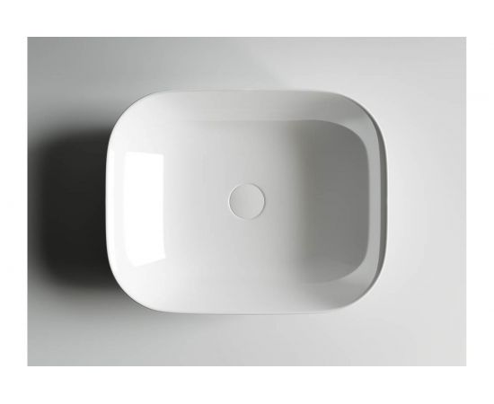 Умывальник чаша Ceramica Nova накладная, прямоугольная Element 505х405х140 мм CN6008 – изображение 3
